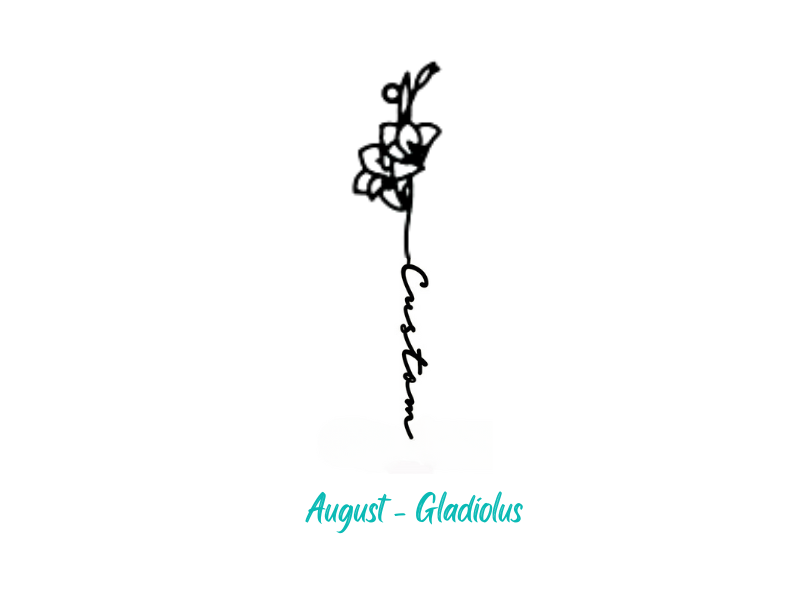 August - Gladiolus